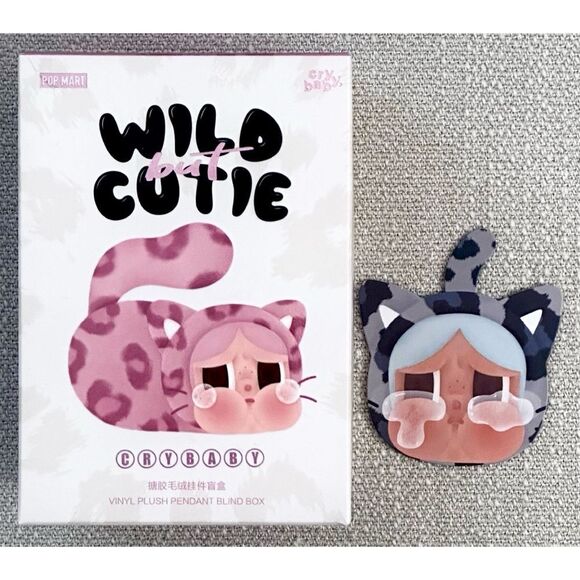 POP MART CRYBABY DENIM CUTIE Wild but Cutie Series -Vinyl Plush Pendant Single - Picture 3 of 11